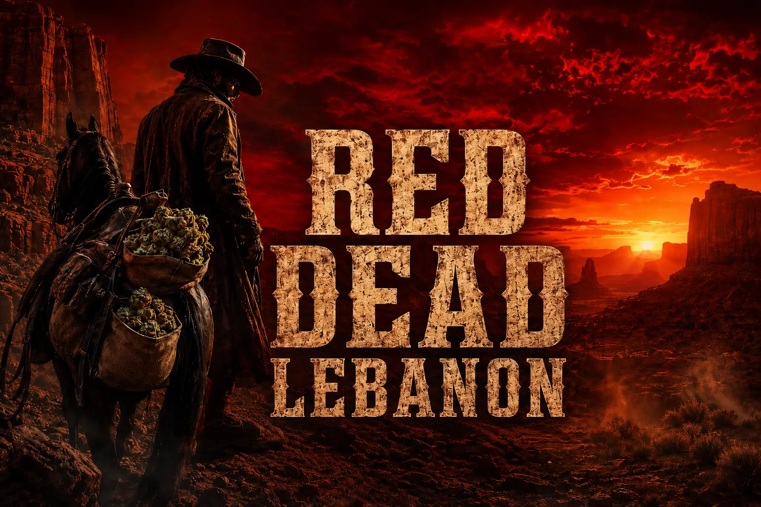 Design Red Dead Lebanon réalisé pour un client